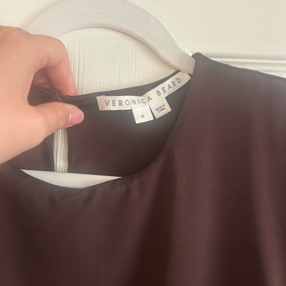 Veronica Beard Theodora Ruched Midi Dress - Picture 7 of 7